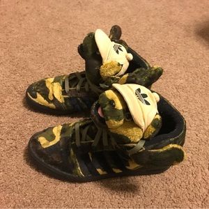 Jeremy Scott teddy bear adidas camouflage